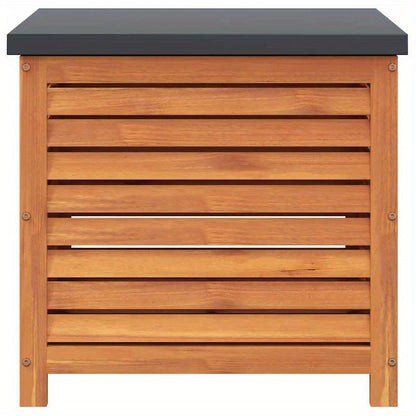Gartenbox – Tuinkist – Opbergbox – Tuinkistje – Buitenbox – Massief Acaciahout – Weerbestendig & Duurzaam – 60 x 50 x 55 cm