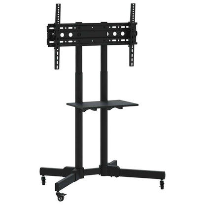 Mobiele Tv-Standaard – Tv-Console – Tv-Meubel – Tv-Beugel – Mediasetwagen – Voor 32-70 Inch – Max 50 kg Draagvermogen – Met Extra Opbergruimte