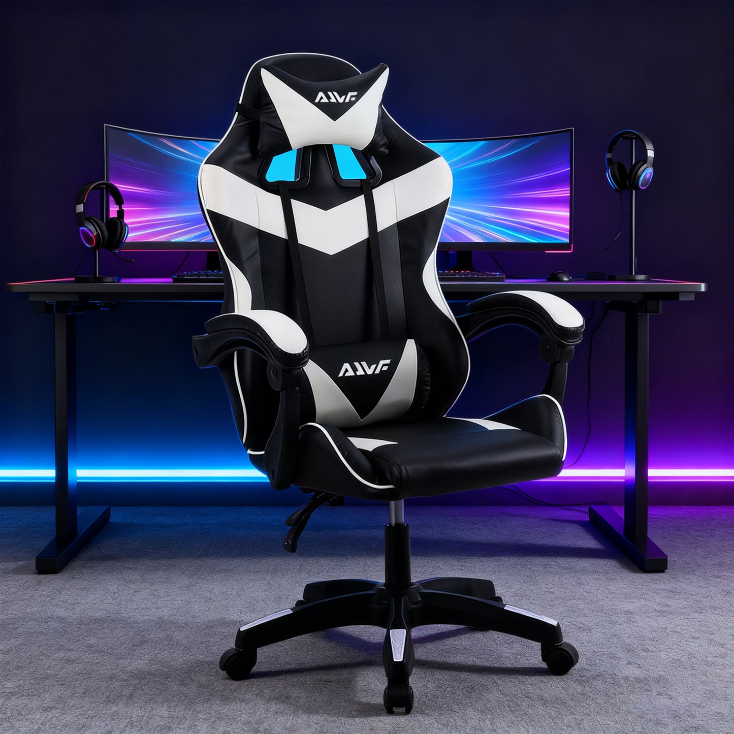 Gaming Chairs, Breathable Office Chairs, Ergonomic Computer Chairs, Wide Seats, Linked Armrests, High Backrests, Computer Chairs, 135° Reclining Chairs, Silent Casters, Height Adjustable,,Study Chairs, Comfortable Seating, E