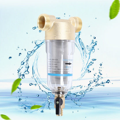 Voorfilter – Voorfilterwater – Waterfilter – Sedimentfilter – Roestvrijstalen Filter – Filterprecisie 40 Micron – Inlaatdiameter 86 mm