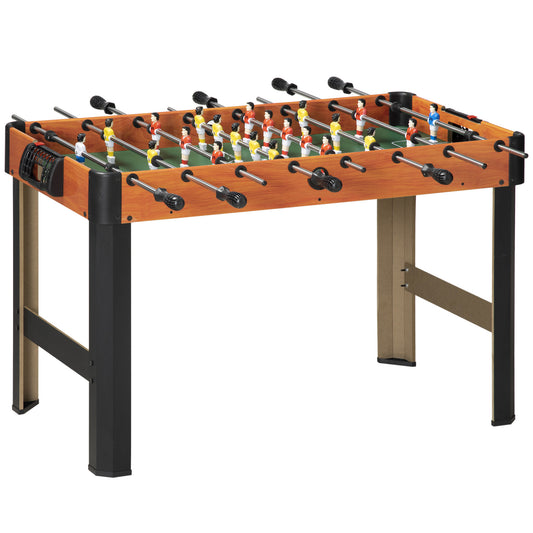 Babyfoot – Tafelvoetbal – Voetbaltafel – Speeltafel – Kindertafel – Compact 118x104x69 cm – Houten Constructie met Scoreborden