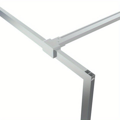 Douchewand – Douchedeur – Douchewand Inloopdouche – Douchepaneel – Zilver – Gehard Veiligheidsglas – 100x195 cm – Eenvoudige Montage