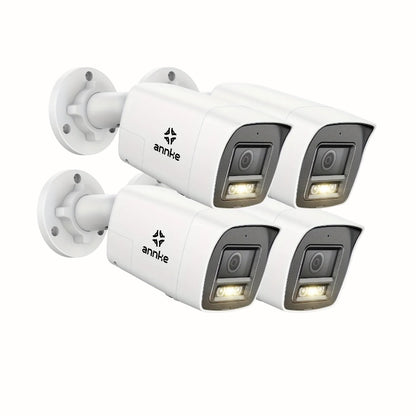 Bekabeld Beveiligingssysteem – Camerasysteem – Videobewaking – CCTV Set – Surveillance Kit – 4TB Opslag – AI Detectie Mensen & Voertuigen
