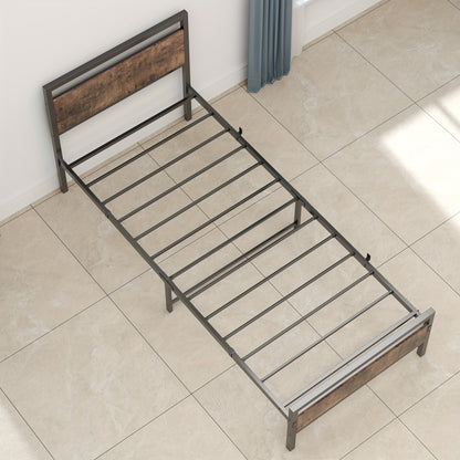 Metalen Bedframe – Bedbodem – Bedframe Staal – Slaapkamer Bed – Tweepersoonsbed Frame – 140x200 cm – Stevig & Ruimtebesparend Design