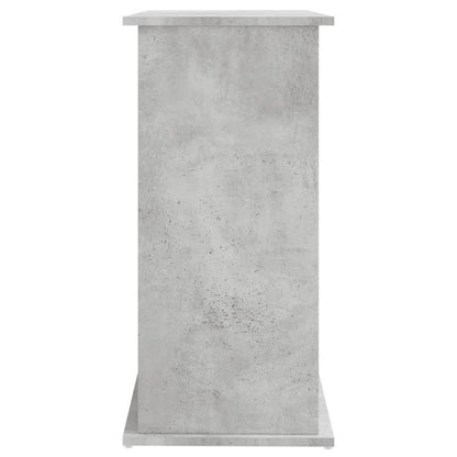 Aquariumkast – Aquariummeubel – Vistentafel – Visbak Kast – Aquariumstandaard – Betonlook Grijs & Hout – Stevige Constructie – 81x36x73 cm