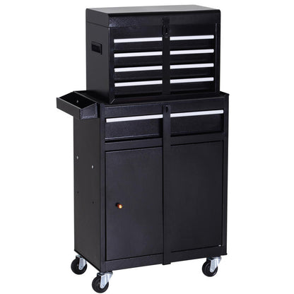DURHAND workshop trolley tool cabinet tool box with 5 drawers 360° wheels metal 60 x 28 x 104.5cm tool box, Large Tool Box, Tool Bag, Garage Organization, Workshop Storage, Sturdy Construction, Industrial Design, Durable Met