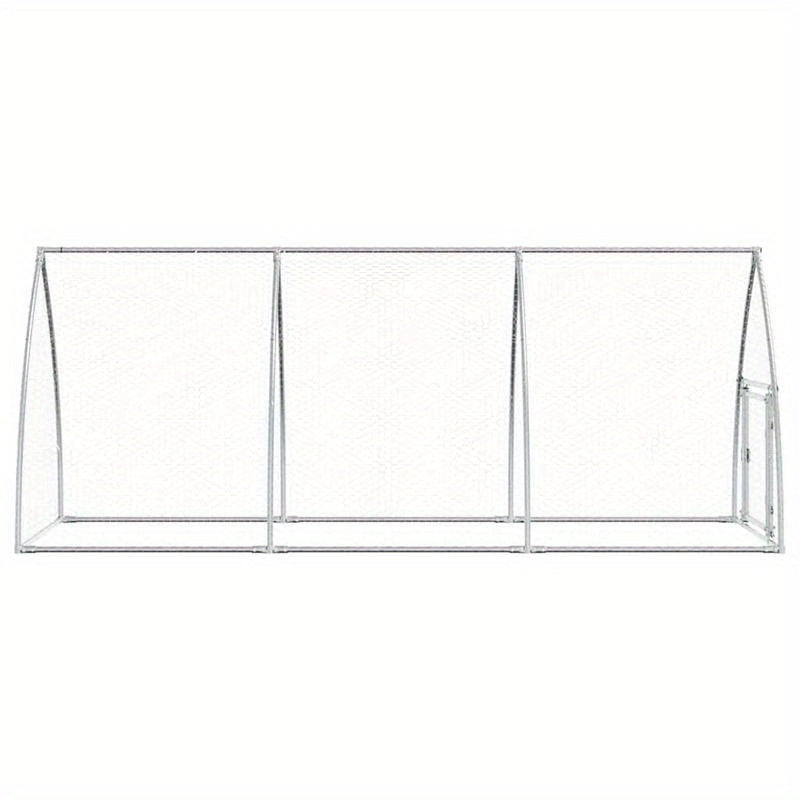 Kippenren – Kippenhok – Kippenkooi – Kipren – Kippenverblijf – Verzinkt Staal – 300x105x120 cm – Weerbestendig & Robuust