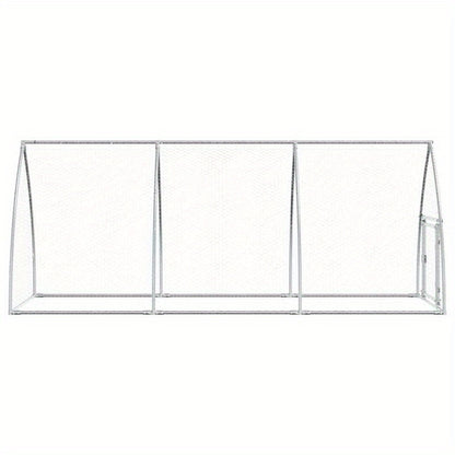 Kippenren – Kippenhok – Kippenkooi – Kipren – Kippenverblijf – Verzinkt Staal – 300x105x120 cm – Weerbestendig & Robuust