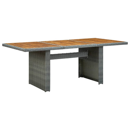 Tuinset – Buitenset – Tuinmeubilair – Eetset – Loungeset – Weerbestendig PE-Rattan – Acaciahouten Poten