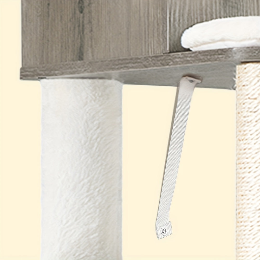 Multi-Level Modern Cat Tree Tower with Litter Box & Feeding Table - 70" Tall (176cm) Cat Tree with Large Platform, Sisal Scratching Posts, Hammock & Removable Washable Mat - Sturdy Construction, Space-Saving Design for Indoor - QUORE