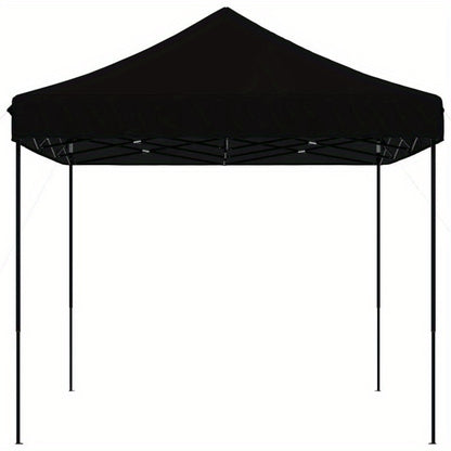 Partytent inklapbaar pop-up 440x292x315cm zwart