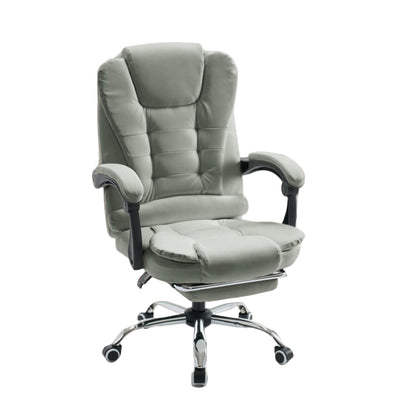 Ergonomische Bureaustoel – Gaming Stoel – Kantoorstoel – Bureau Stoel – Computerstoel – Pocketvering Rugondersteuning – Aluminium Frame – Grijs