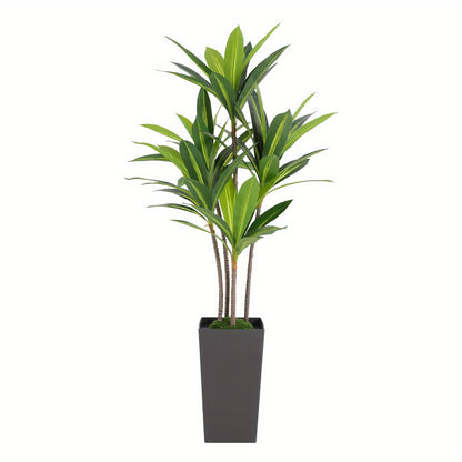 Kunstplant Agave – Nepplant Vetplant Kamerplant Potplant – 152,4 cm Hoog – Duurzaam PE Kunststof – Onderhoudsvriendelijk & Natuurgetrouw