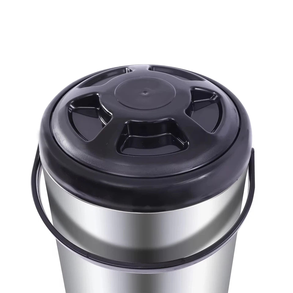 Dispenser - Beverage Dispenser - Thermal Insulation - Hot and Cold Thermal Beverage Dispenser - 3.17 Gal - 304 Stainless Steel - Silver