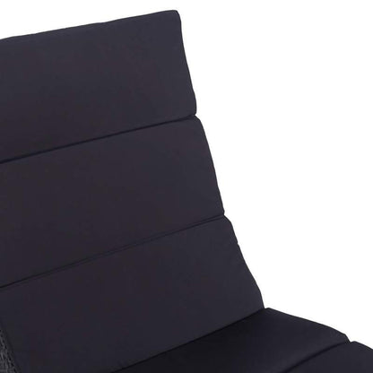 Ligstoel – Ligbed – Tuinstoel – Relaxstoel – Ergonomisch – Gerecycled Houten Frame – Weerbestendig Poly Rattan Kussens - QUORE
