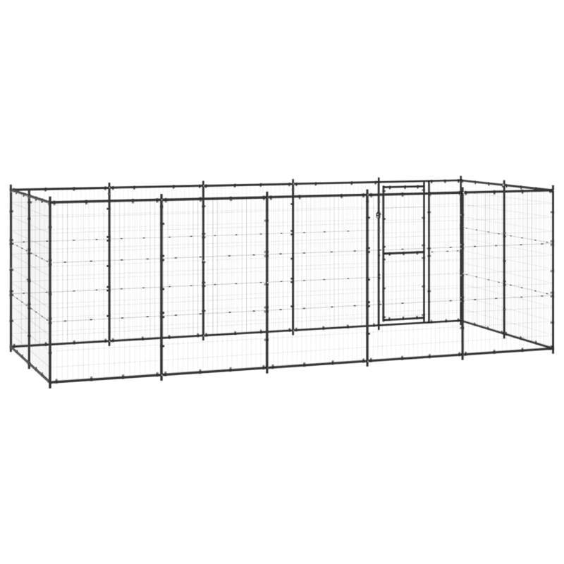 Hondenren – Hondenhok – Loopren – Hondenhokken – Stevig Stalen Frame – Verstelbare Hoogte 102-369 cm