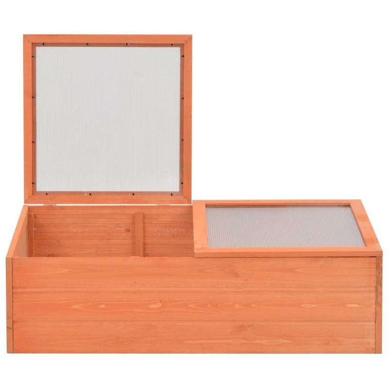 Kweekkas – Tuinkas – Broeikas – Plantenkas – Mini Kas – Houten Constructie – Compact 100x50x34 cm