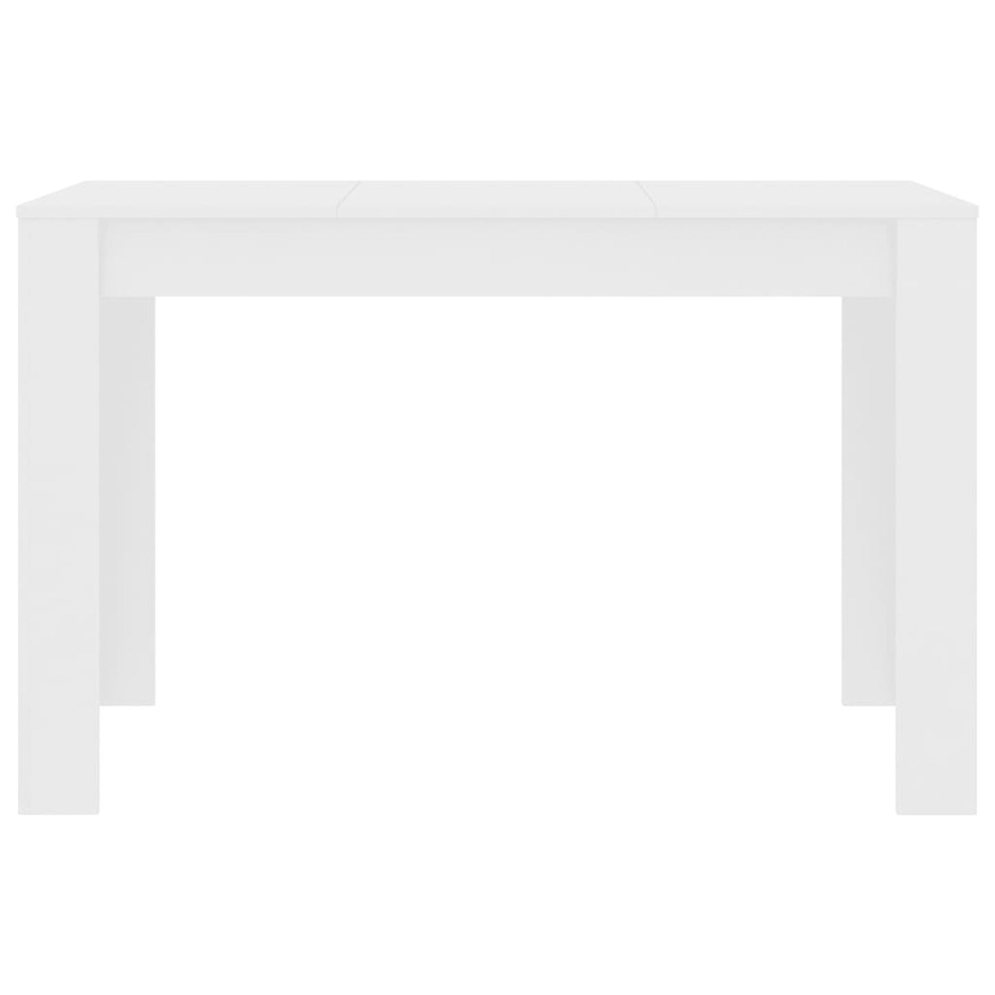 Eetkamertafel – Keukentafel – Tafel – Maaltijdtafel – Eettafel – Wit Design – Hout Materiaal – 120x60x76 cm – Strak & Duurzaam