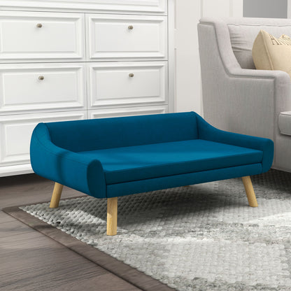 Huisdierbed – Dierenbank – Hondenbed – Kattenbed – Sofa – Scandinavisch Design – Afneembaar Wasbaar Kussen – Zacht Fluweel Polyester