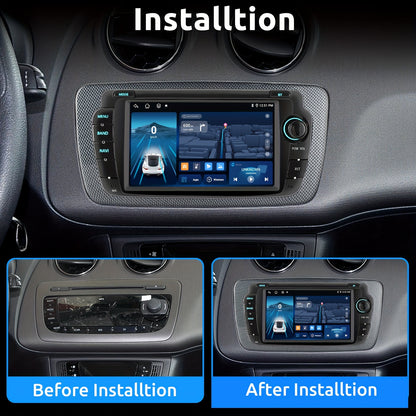 7-inch Touchscreen Autoradio – Multimedia Speler – Navigatiesysteem – Inbouw Radio – Auto Entertainment – Draadloze CarPlay & Android Auto – GPS Met Wi-Fi