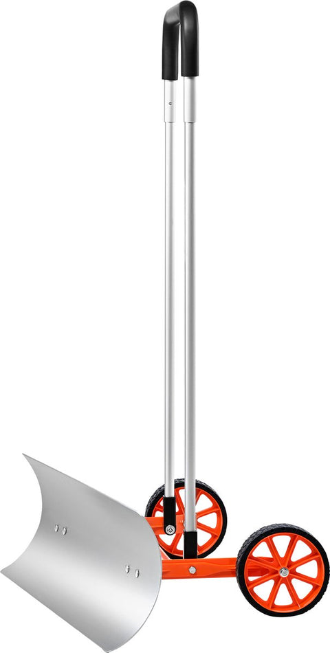 Sneeuwschep - 30-Inch Duwschild - 15° Hellend Ontwerp - Aluminium U-Vormige Handgreep - Efficiënt en Krachtig - Geschikt voor Thuis en Commercieel Gebruik - 120 x 74.5 x 25 cm