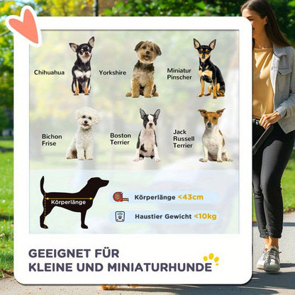 Huisdierwagen – Dierenwagen – Pet Stroller – Draagwagen – Reiswandelwagen – Lichtgewicht en Inklapbaar – All-Terrain Wielen met Remmen