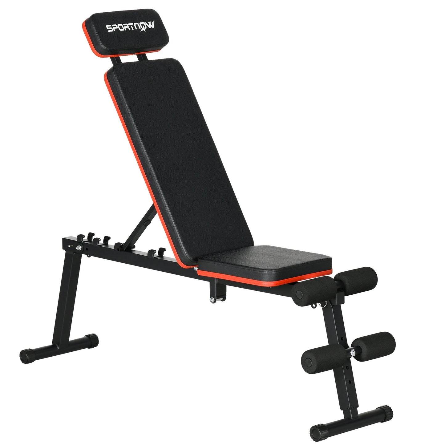 Verstelbare bank – Fitnessbank – Halterbank – Trainingsbank – Buikspierbank – 5-verstelbare standen – Robuust staal met synthetische bekleding