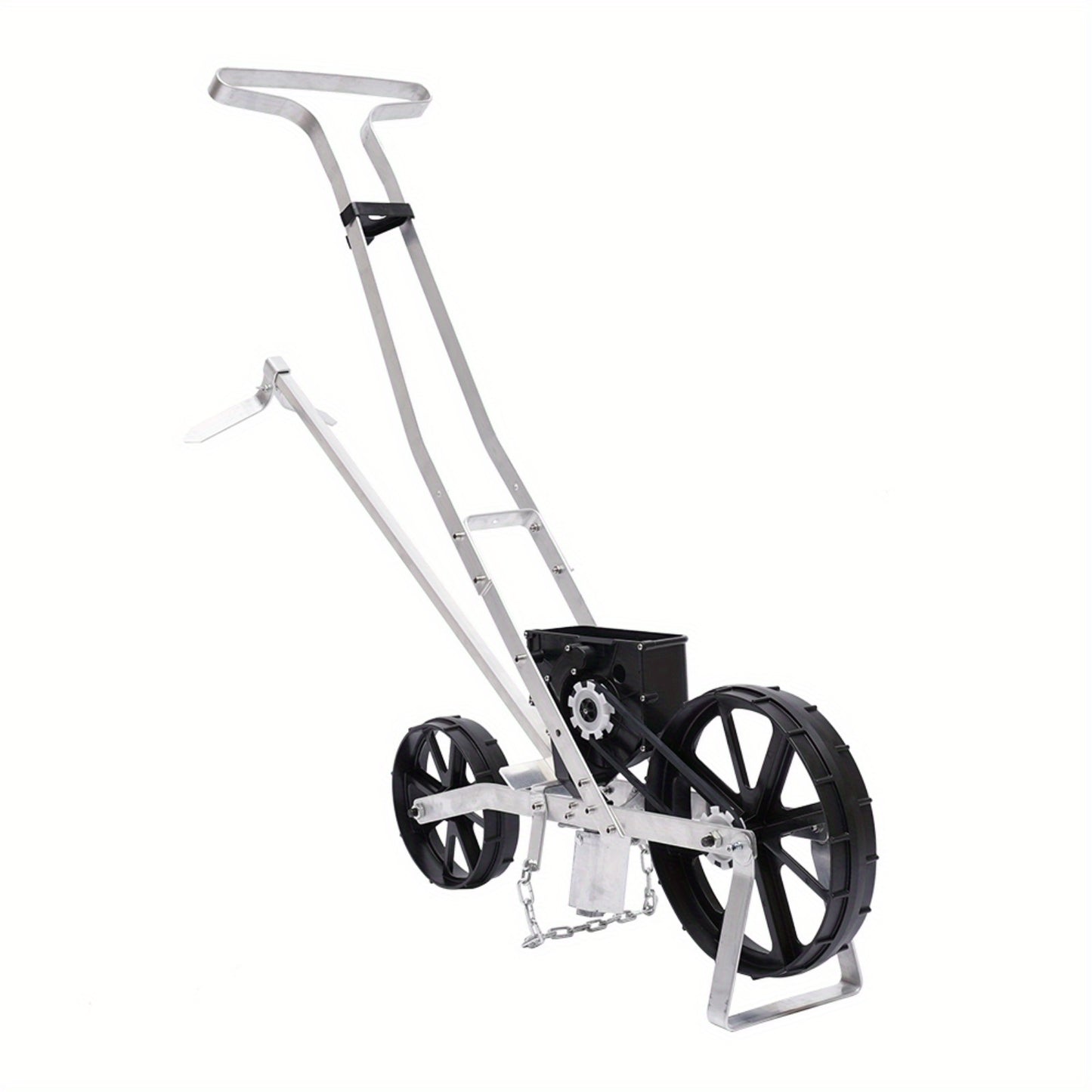 Zaaimachine – Zaaihulpmiddel – Handzaaimachine – Tuinzaaimachine – Instelbare Zaaidiepte – Licht Aluminium – Ergonomisch Handvat