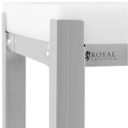 Segmented Polyethylene Cutting Mat on a Steel Base 40 X 50 X 86.5 Cm