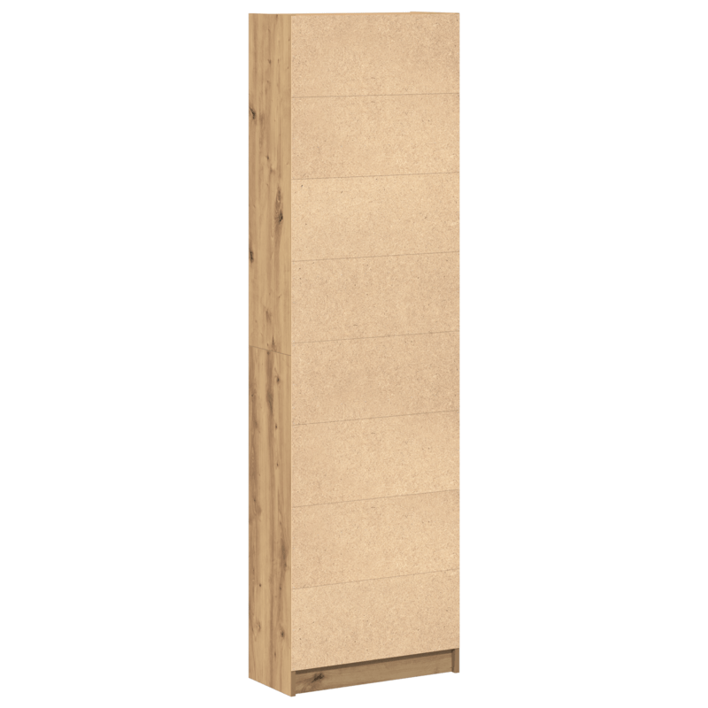 Kledingkast – Opbergkast – Kledingopberger – Garderobekast – Eikenhout – Compact 55x25x189 cm – Duurzaam Multiplex