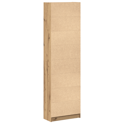 Kledingkast – Opbergkast – Kledingopberger – Garderobekast – Eikenhout – Compact 55x25x189 cm – Duurzaam Multiplex