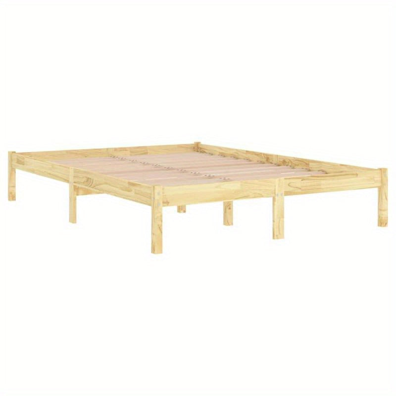 Eenpersoonsbed – Bedframe – Small Double Bed – Opbergbed – Bed Met Laden – 120x190 cm – Stevige Structuur – Eenvoudig Montage – Bruin