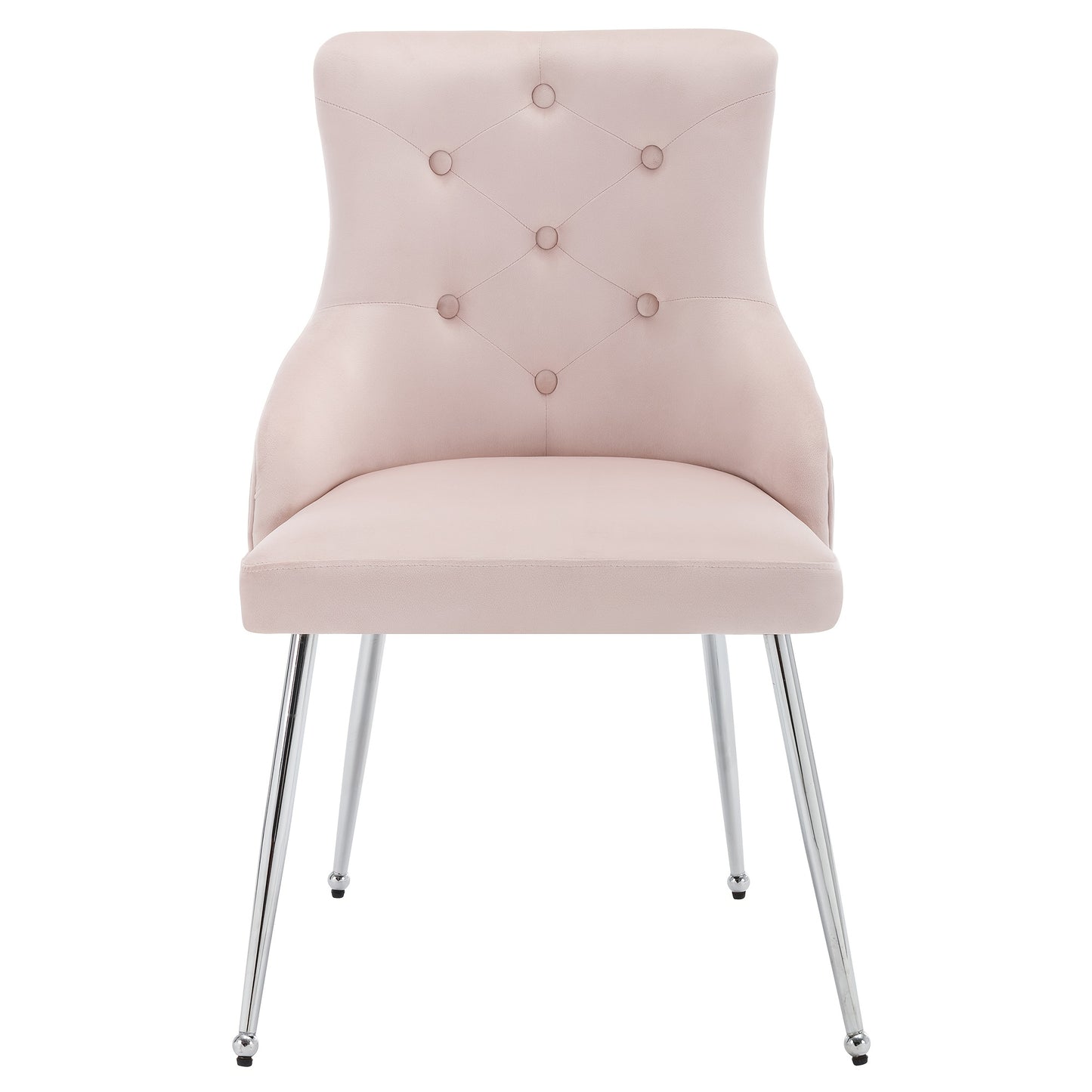 Boheemse Eetkamerstoelen – Stoelen – Dining Stoelen – Kamerstoelen – Zithoeken – Roze – Ergonomische Lendensteun – Duurzaam Metalen Frame