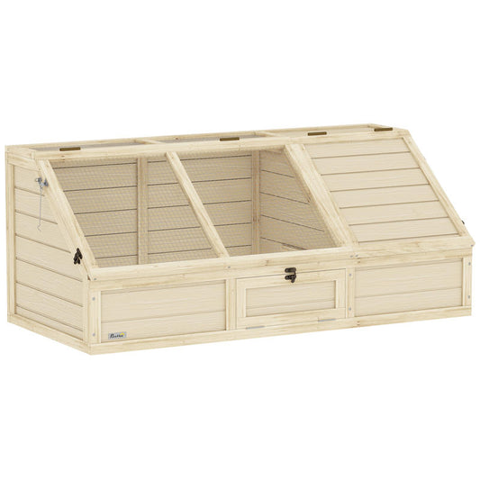 Natural Habitat Outdoor Turtle Enclosure & Small Animal Cage - Bottomless Easy-Access Turtle House with Spacious Habitat, Durable for rabbits, Turtles, for outdoor/ use - Natural Design (Compatible with Small Pets)