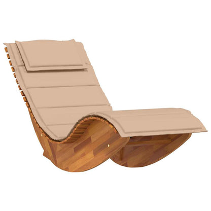 Lounge stoel – Tuinstoel – Balkon stoel – Relaxstoel – Lounger – Massief Teakhout – Weerbestendige Kussens