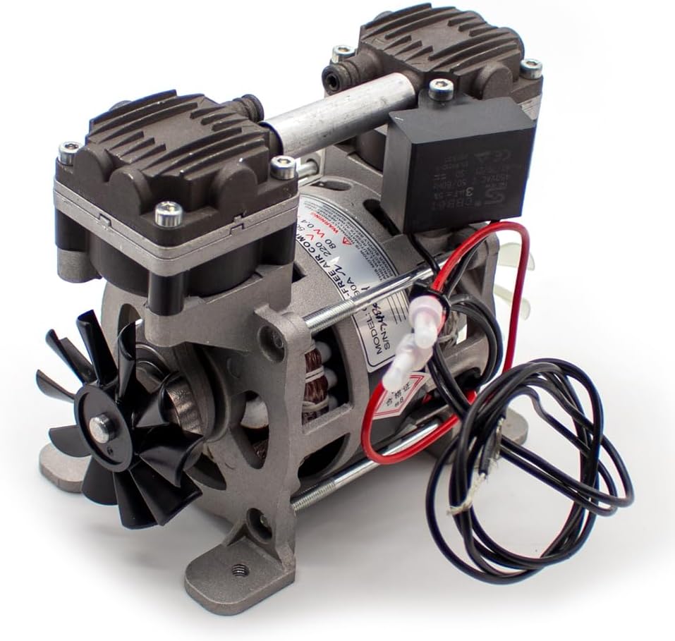 Oil Free Micro High Vacuum Pump Medical Beauty Piston Silent Portable Negative Pressure Air Pump 220V 80W OL90A(97KPA) - QUORE