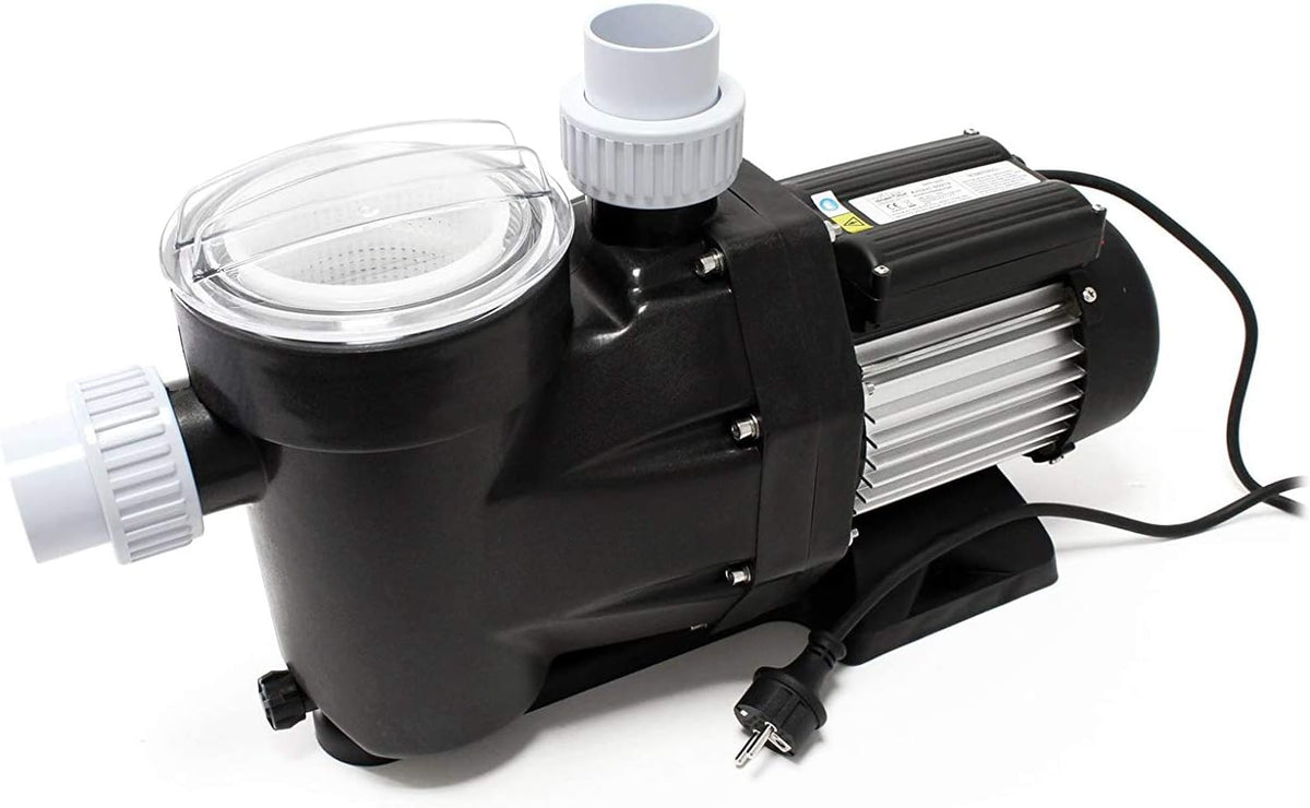 Wiltec zwembadpomp 1500 W, poolpomp met een debiet van 33600 l/h, filterpomp voor zwembad met opvoerhoogte van 18 meter, circulatiepomp voor waterfilter in pools