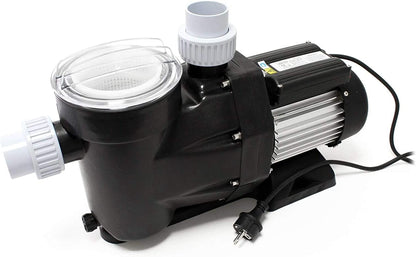 Wiltec zwembadpomp 1500 W, poolpomp met een debiet van 33600 l/h, filterpomp voor zwembad met opvoerhoogte van 18 meter, circulatiepomp voor waterfilter in pools