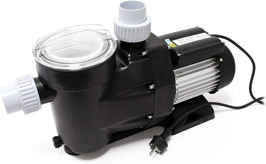 Wiltec zwembadpomp 1500 W, poolpomp met een debiet van 33600 l/h, filterpomp voor zwembad met opvoerhoogte van 18 meter, circulatiepomp voor waterfilter in pools