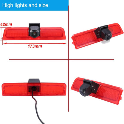 Achteruitkijkspiegelmonitor + achteruitrijcamera Transporter: in 3e remlicht HD achteruitrijcamera voor VW Caddy Life 2K Facelift III Box 2KA Combi Cross Maxi Tdi derde 3 2003-2014 Bj/Transporter Van