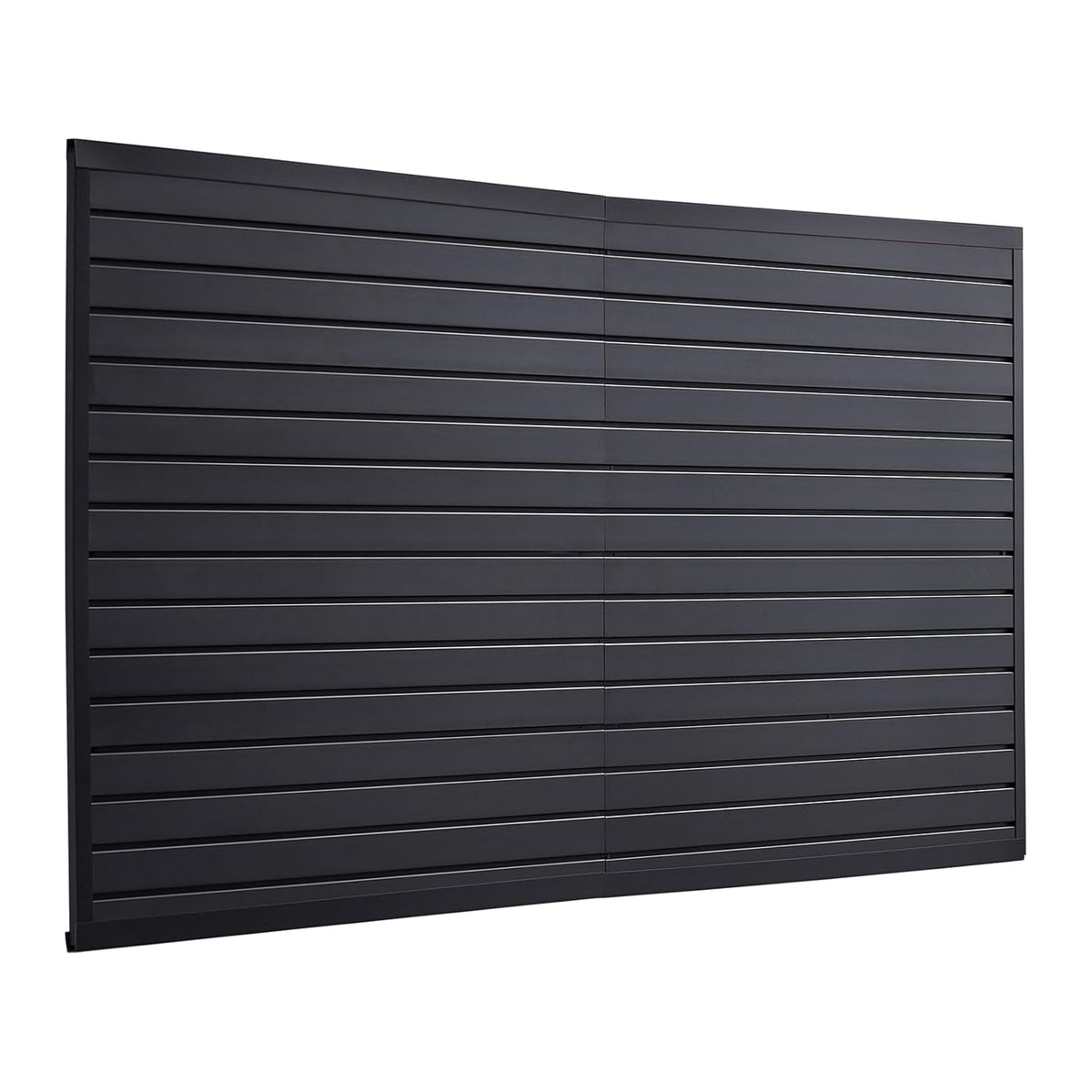 VEVOR Gereedschapswand, 1225 x 2450 x 20 mm, pvc-garagelamellenwand, zwarte wandorganizer, 136 kg per plaat, lamellenwandpaneel met koppelingsstructuur en doe-het-zelfgesneden, geschikt voor opslag en