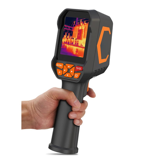 Warmtebeeldcamera, 300 X 225 Super IR-resolutie Draagbare Infraroodcamera met 2600 MAh Batterij 8 GB Opslag, voor Ingenieurs, Elektriciens, Bouwinspecteurs