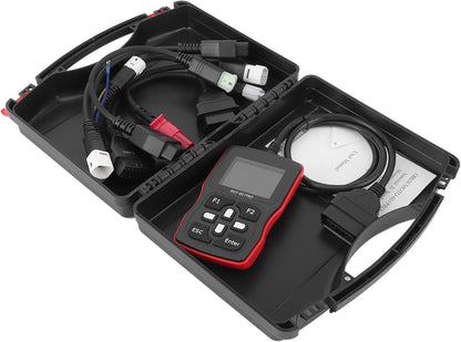 Motorfiets Scanner – Motor Diagnoseapparaat – ABS Foutcode Lezer – OBD2 Codelezer – Motorfiets Diagnosetool – 2,4-inch Kleurenscherm – ABS Remsysteem Diagnostiek