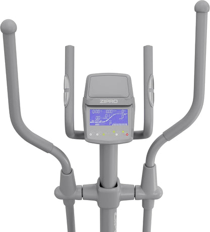 ZIPRO WAVE Home Elliptical Trainer - 32 Levels Magnetic Resistance, Heart Rate Sensors, 16 Programs, Compatible with Kinomap & Zwift, Tablet Holder, Easy Assembly, Home Fitness - QUORE