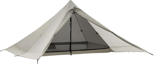 Thous Winds Campingtent, outdoor tent voor 2 personen, waterdicht, 4 seizoenen, winddicht, ultralichte piramidetent voor solo-wandelaars, camping, outdoor, bergbeklimmen, snelle opbouw