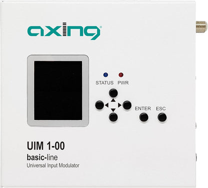 Axing UIM 1-00 Universal Input Modulator DVB-C DVB-T met ingang HDMI IPTV USB