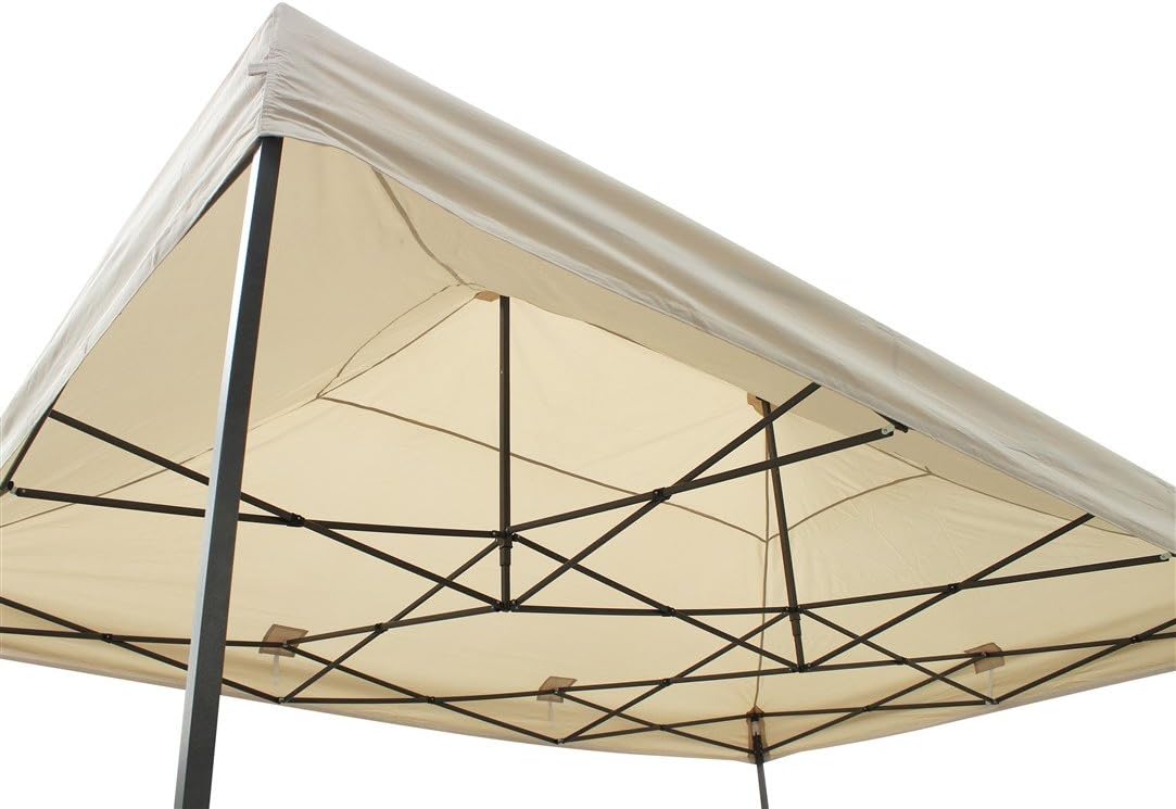 All Seasons Gazebos: Pop-up tuinhuisje 3 x 4,5 m volledig waterdicht - Beige