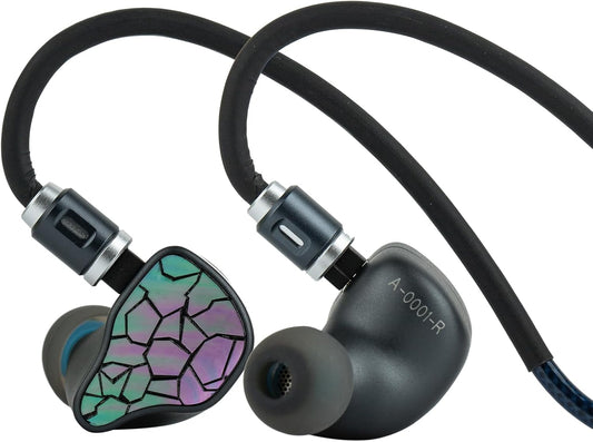 Hybride In-Ears – IEM – Oordopjes – HiFi Oortjes – In-Ear Monitor – 2DD+4BA Hybride Drivers – CNC-Aluminium Behuizing Met Modulaire 3,5/4,4mm-Kabel