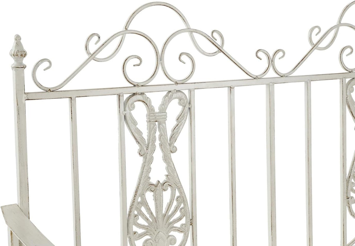 Bank van metaal, 118 x 53 x 98 cm, 12,00 poten, zonder bar