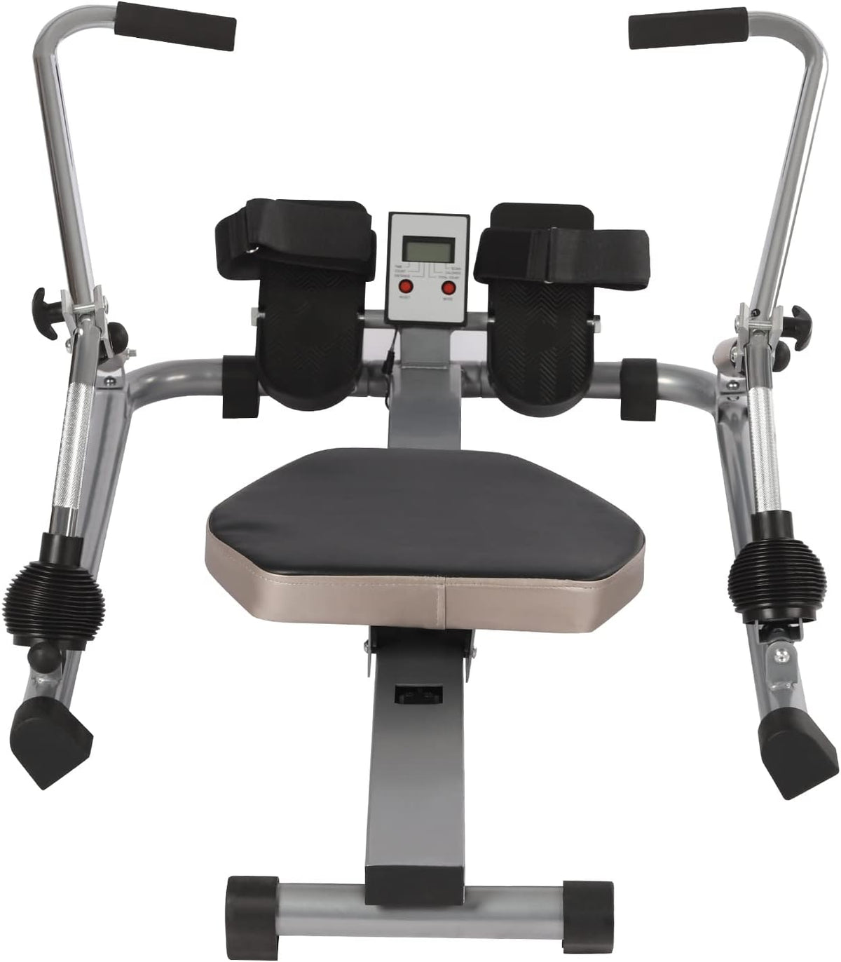 Hydraulic Rowing Machine Home Abdominal Trainer LCD Monitor Soft Seat Adjustable Resistance Sports Equipment Home - QUORE
